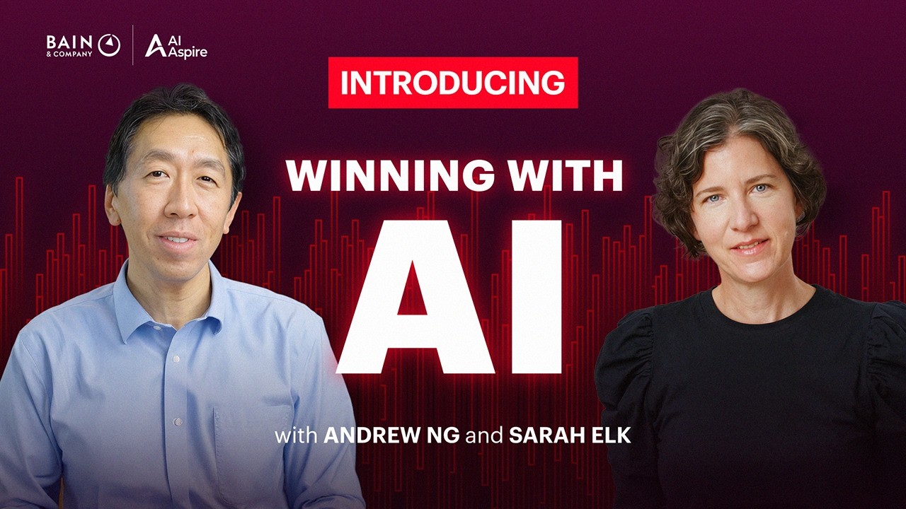 Winning with AI, with Andrew Ng and Sarah Elk, is now live!
