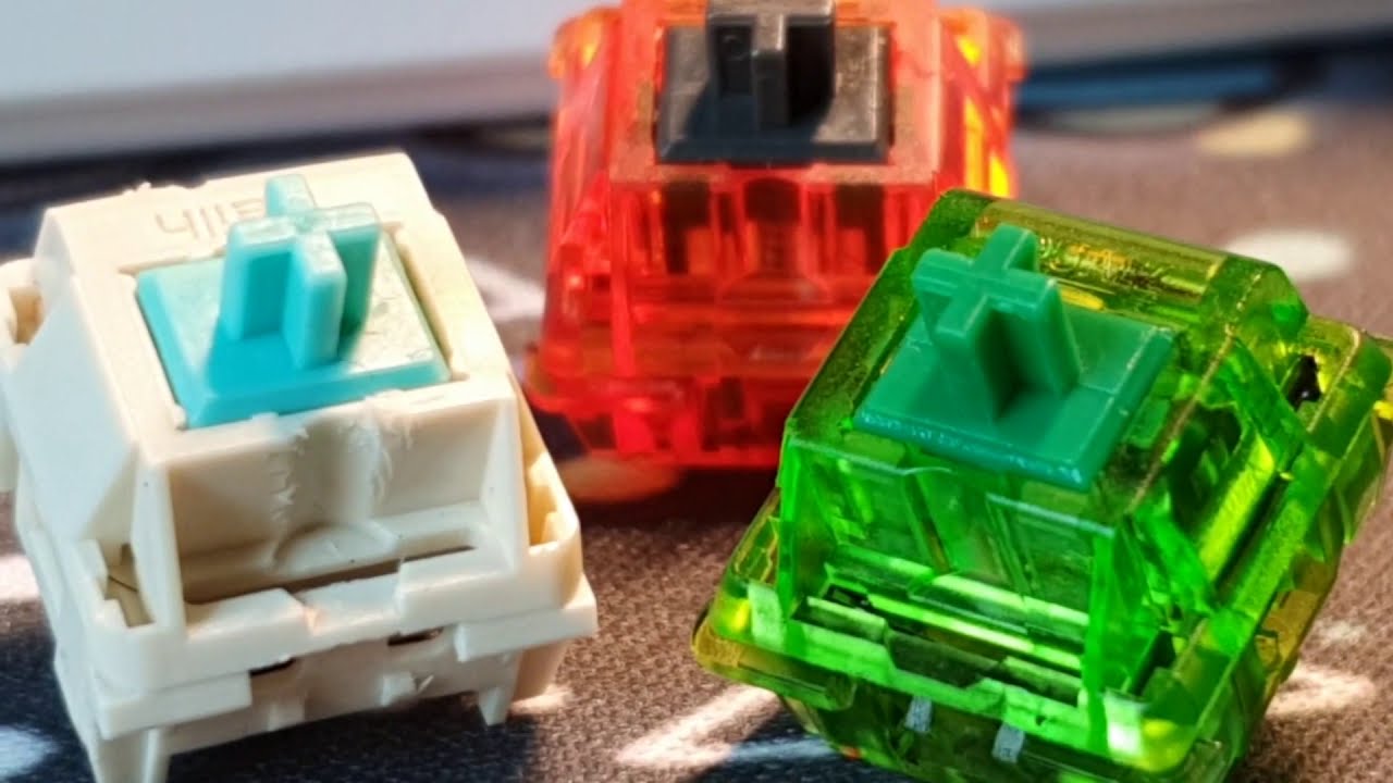 Frankenswitches with E, Episode 2: Tealio stem in Cream Housing