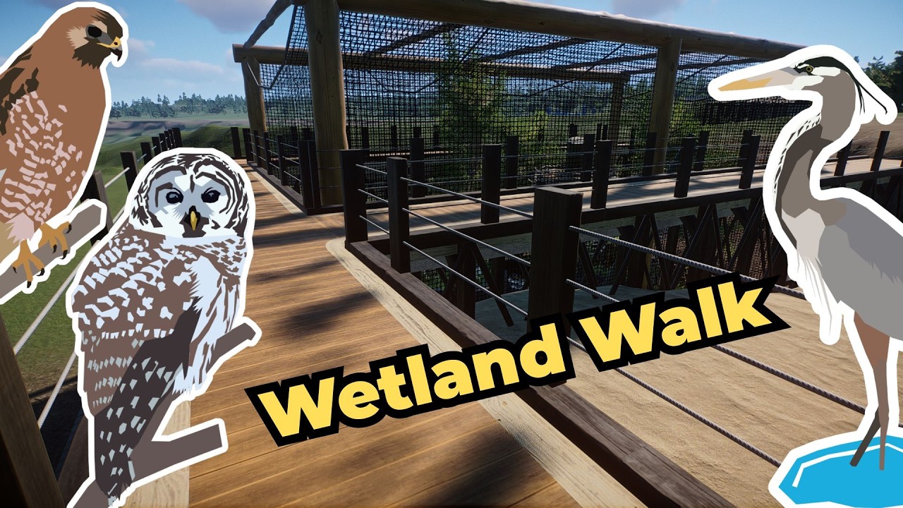 Planet Zoo | Creating the Wetland Walk Aviary for Tri-State Zoo!