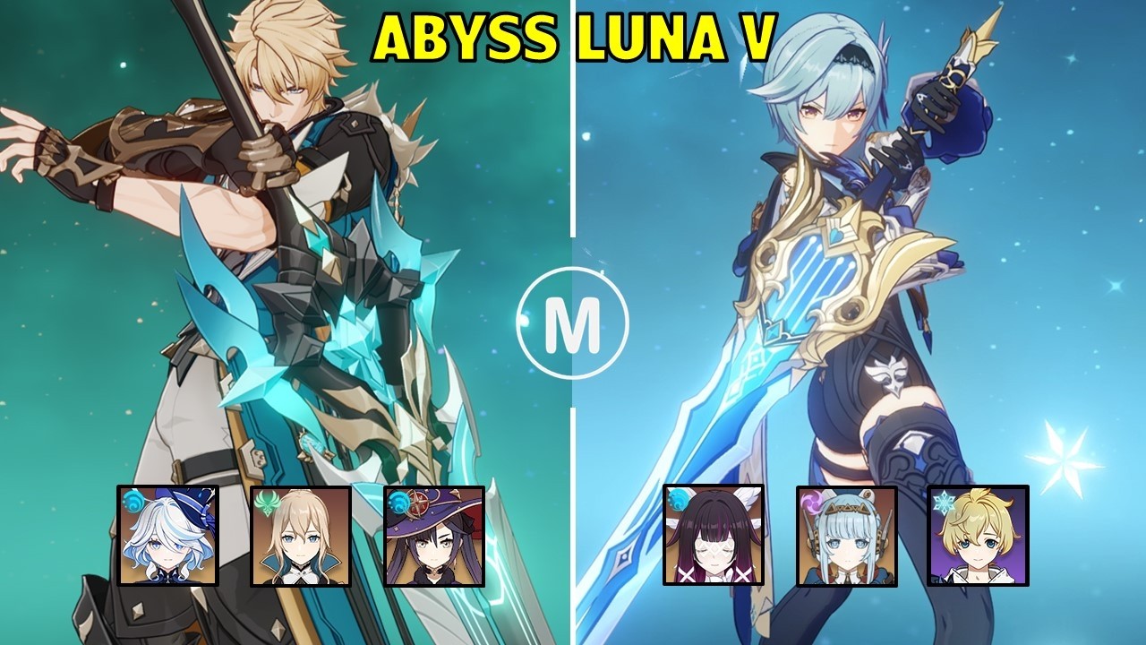C2 Varka Hydro & C6 Eula Lunar - Spiral Abyss Luna V Genshin Impact