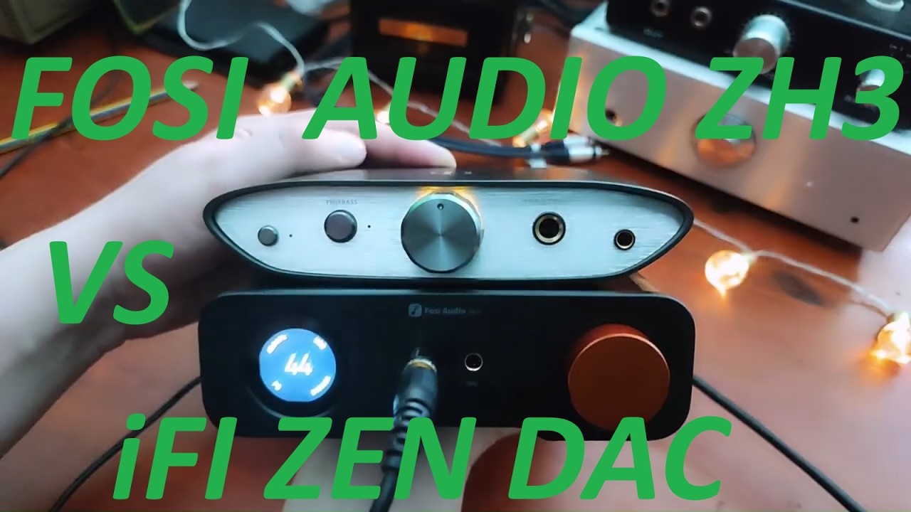 Fosi Audio ZH3 vs iFI Zen DAC!  Dwa wzmacniacze słuchawkowe z DAC USB. Kt&oacute;ry lepszy?