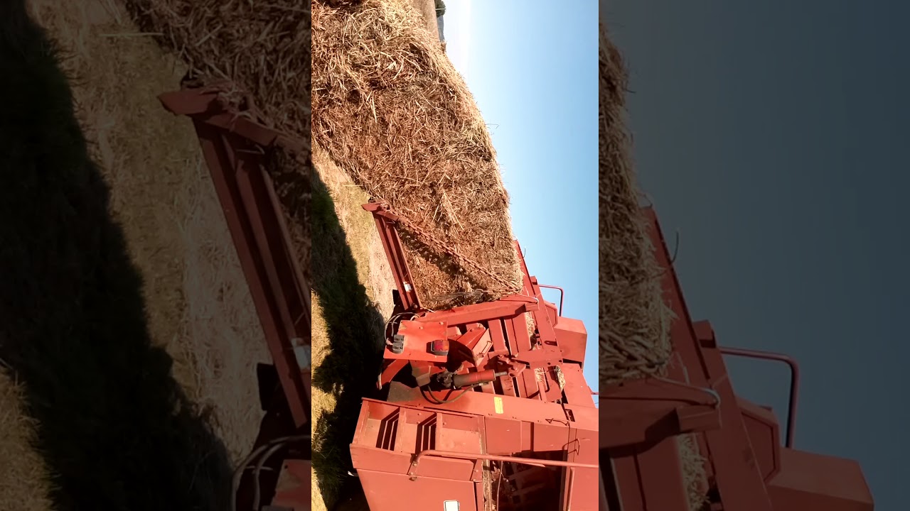 Zetor Crystal 8011 lis Hesston 4700 lisování zkouška 540 otáček
