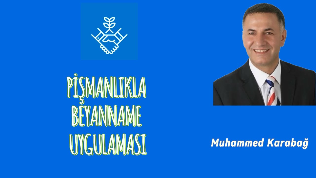 PİŞMANLIKLA BEYAN