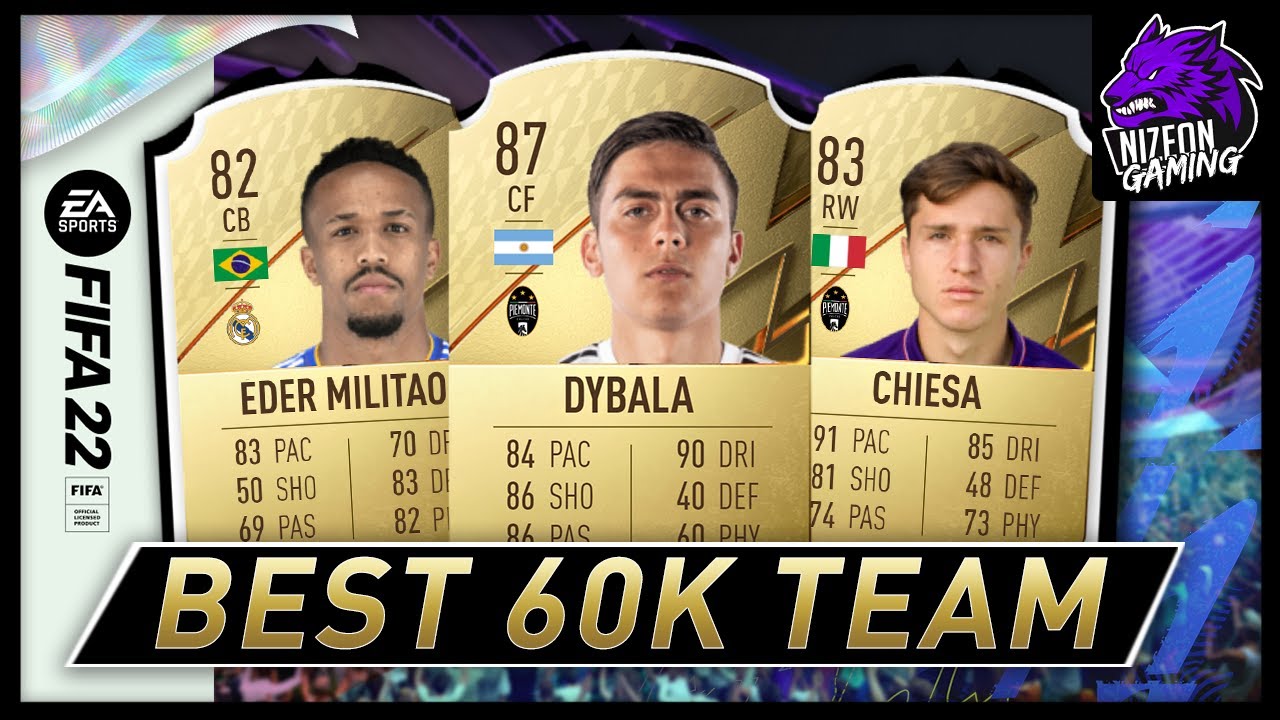 UNBEATABLE 60K SQUAD BUILDER IN FIFA 22