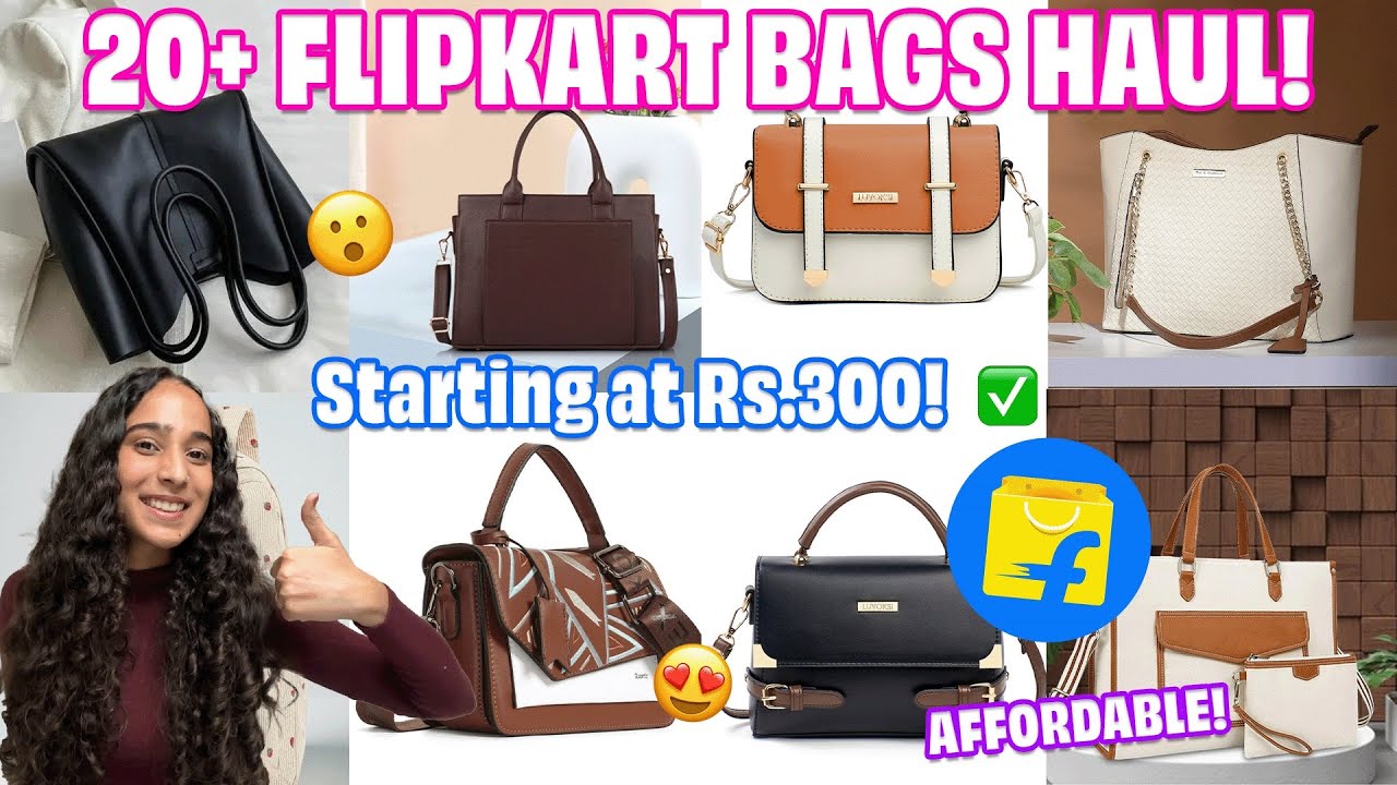 Flipkart Bag Haul❤️ Affordable Tote, Sling & Office Bags for College Girls🤭💗