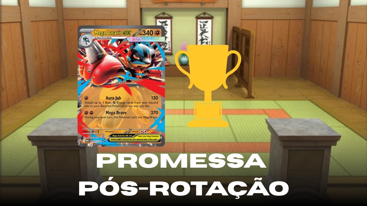 Aprendendo a pilotar Mega Lucario num campeonato online