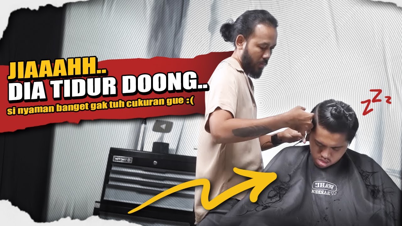 BEST ASIAN HAIRCUT! Curtains Hairstyle ASMR Barber With Consultation
