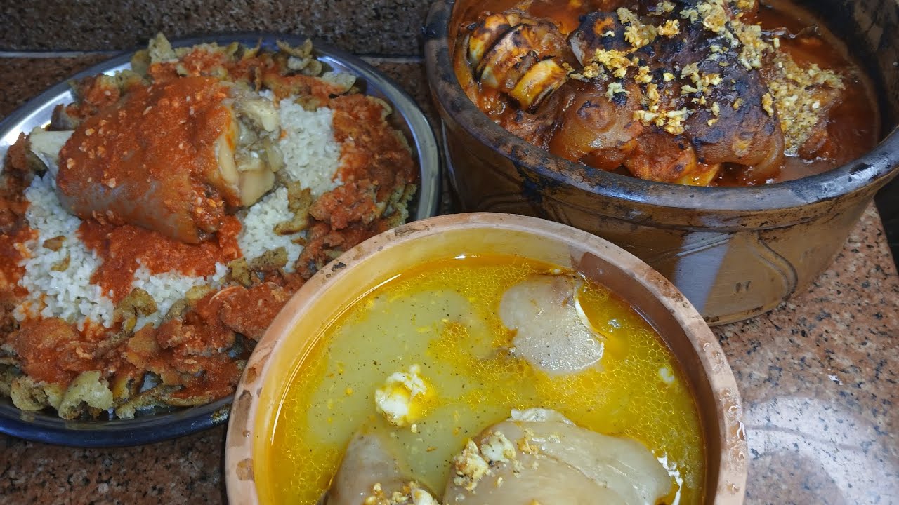 #كورس كامل ف غسل وطبخ الكوارع وعمل احلي شوربه وطاجن كوارع وفتة كوارع