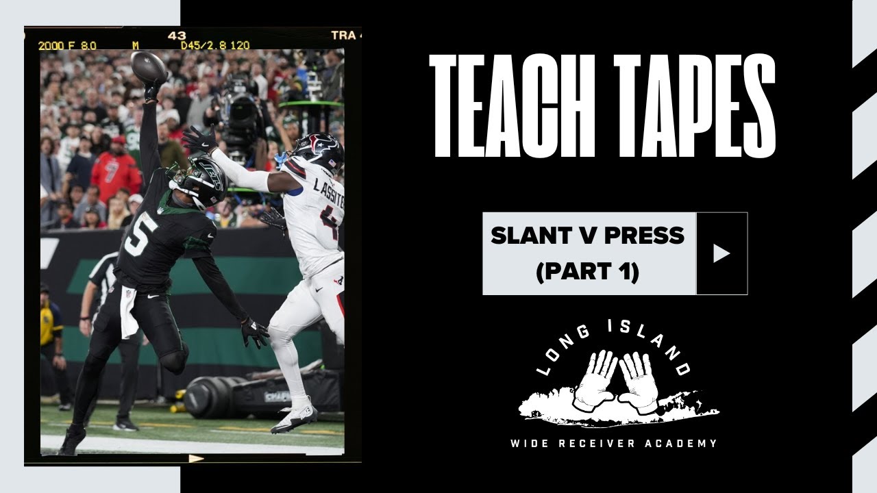 Winning a Slant Versus Press Coverage (PART 1) - TEACH TAPE!