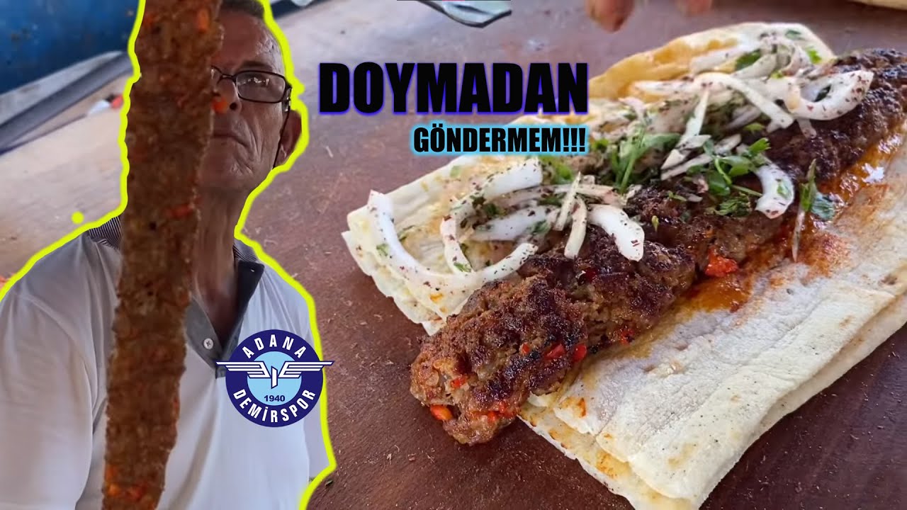 KEBABIMI YİYEN ZEVKTEN KUDURUR!!! DOYURMADAN GÖNDERMEM!!! TABLA KEBAPÇISI HASAN USTA!!