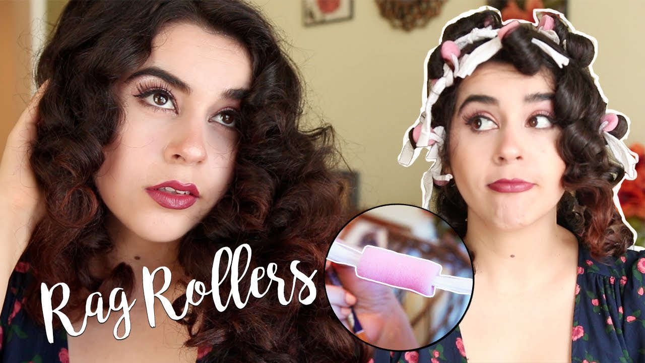 DIY Comfy Rag Curl Rollers | Vintage Hair Chronicles