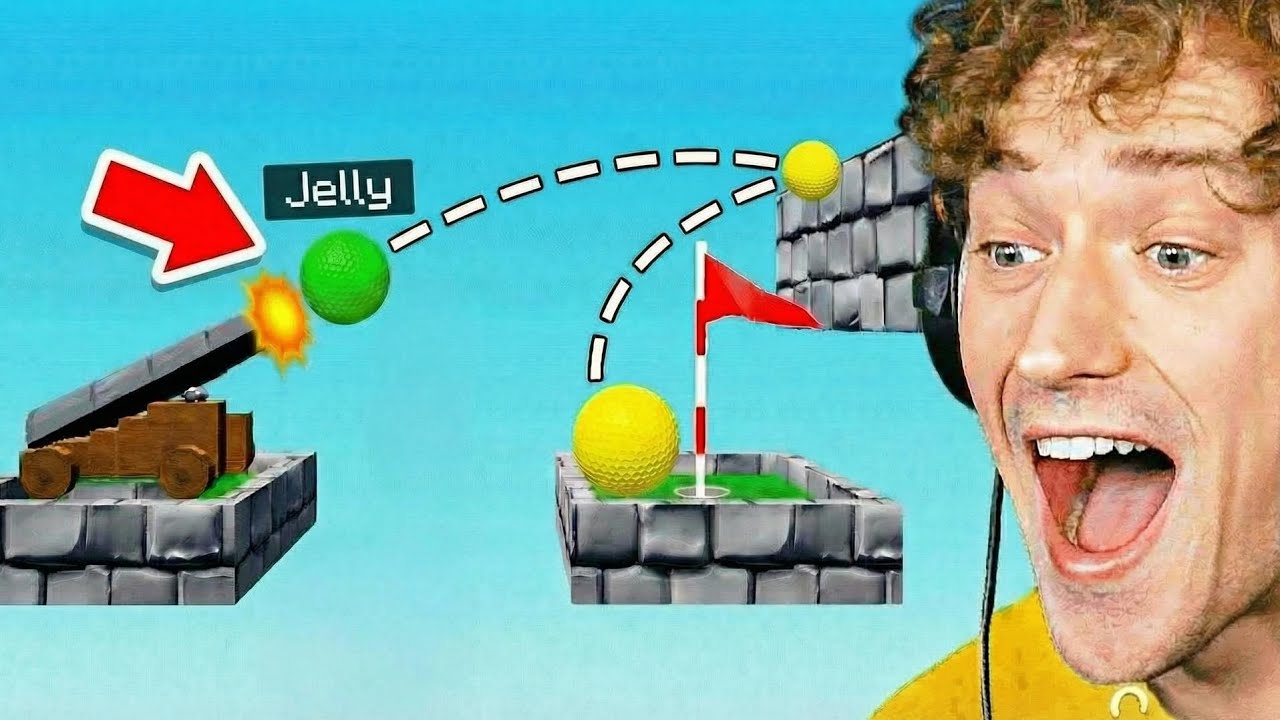Beating JELLY In Golf It! (Hilarious!)