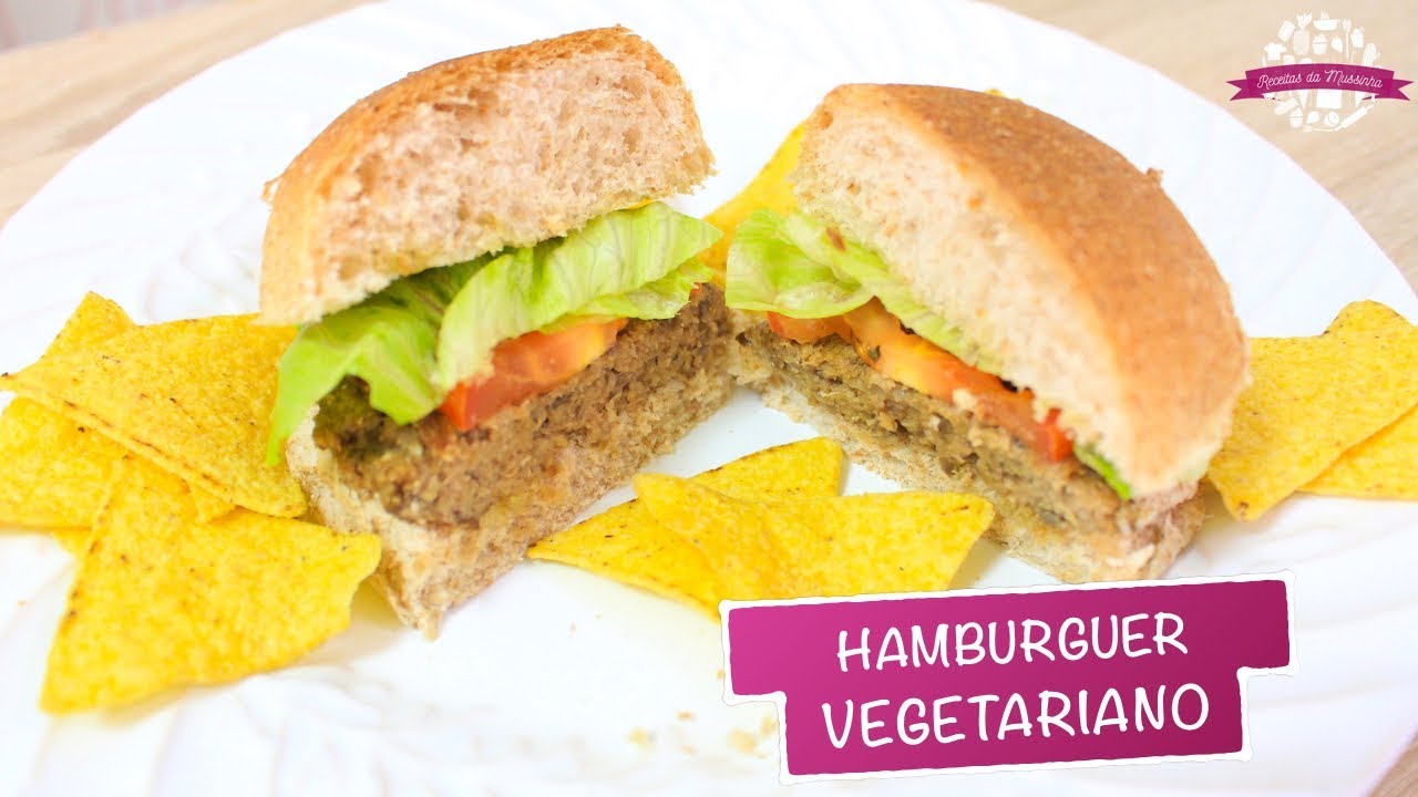 HAMBÚRGUER VEGETARIANO DE BERINJELA - #454 - Receitas da Mussinha
