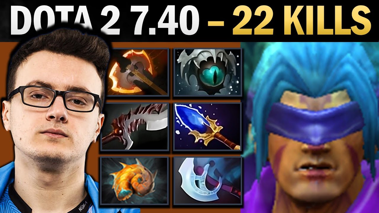 Anti-Mage Pro Carry with Skadi and 22 Kills - Dota 2 Gameplay