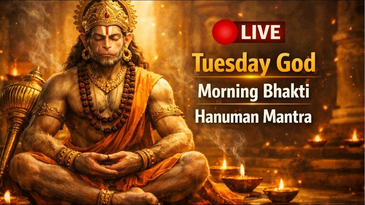 Tuesday Bhakti LIVE 🔴 | Hanuman Mantra & Morning Puja 🌅
