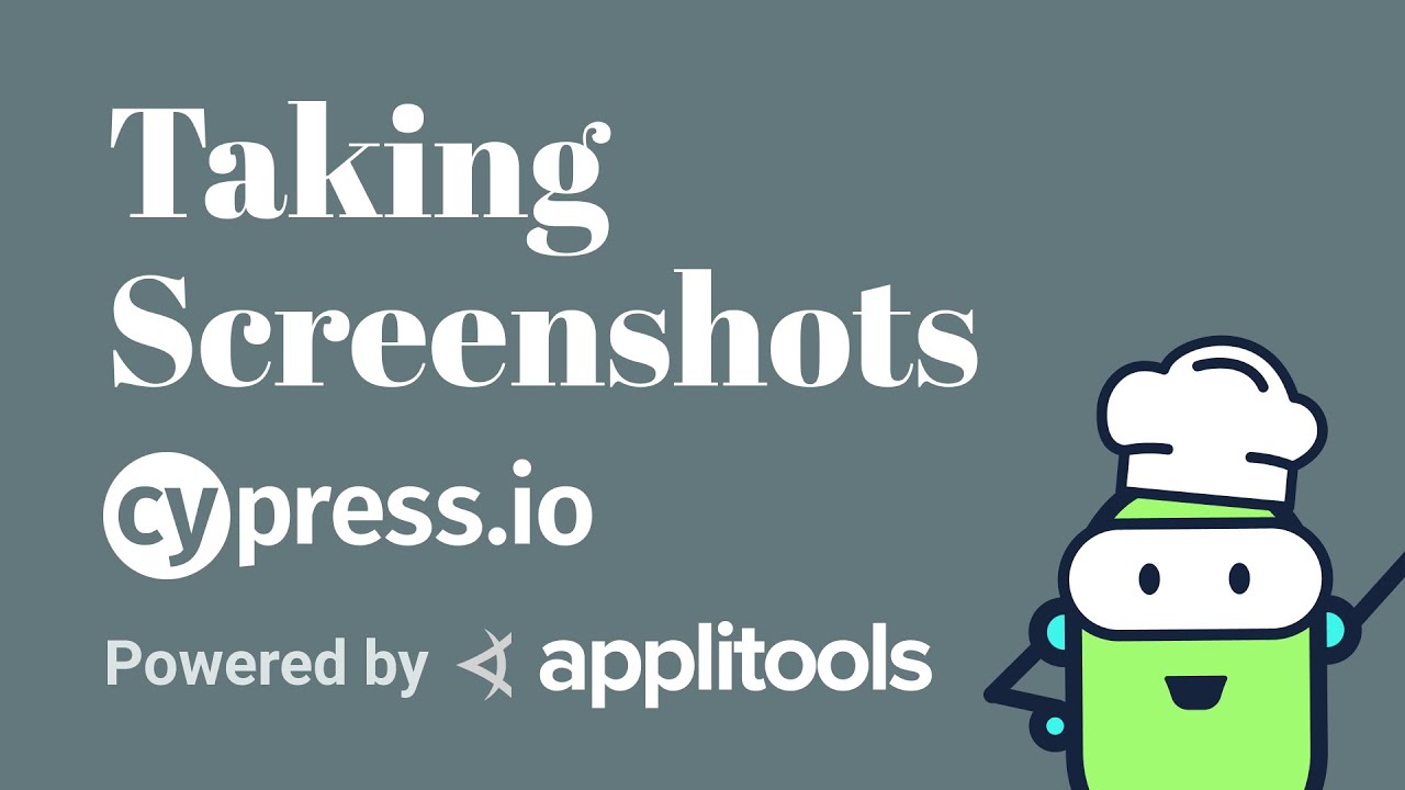 How to take a screenshot using Cypress test framework - Test Automation Cookbook