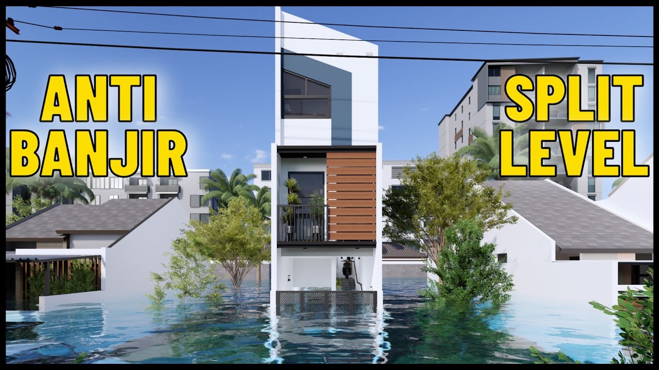Rumah Kecil 3x12 meter | Anti Banjir | 3 Kamar Tidur | modern minimalis