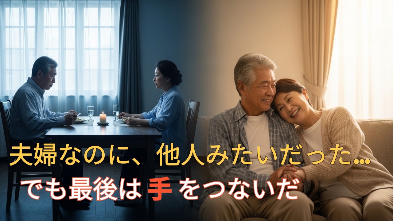 夫婦なのに他人みたいだった私たちが、最後に手をつないだ話