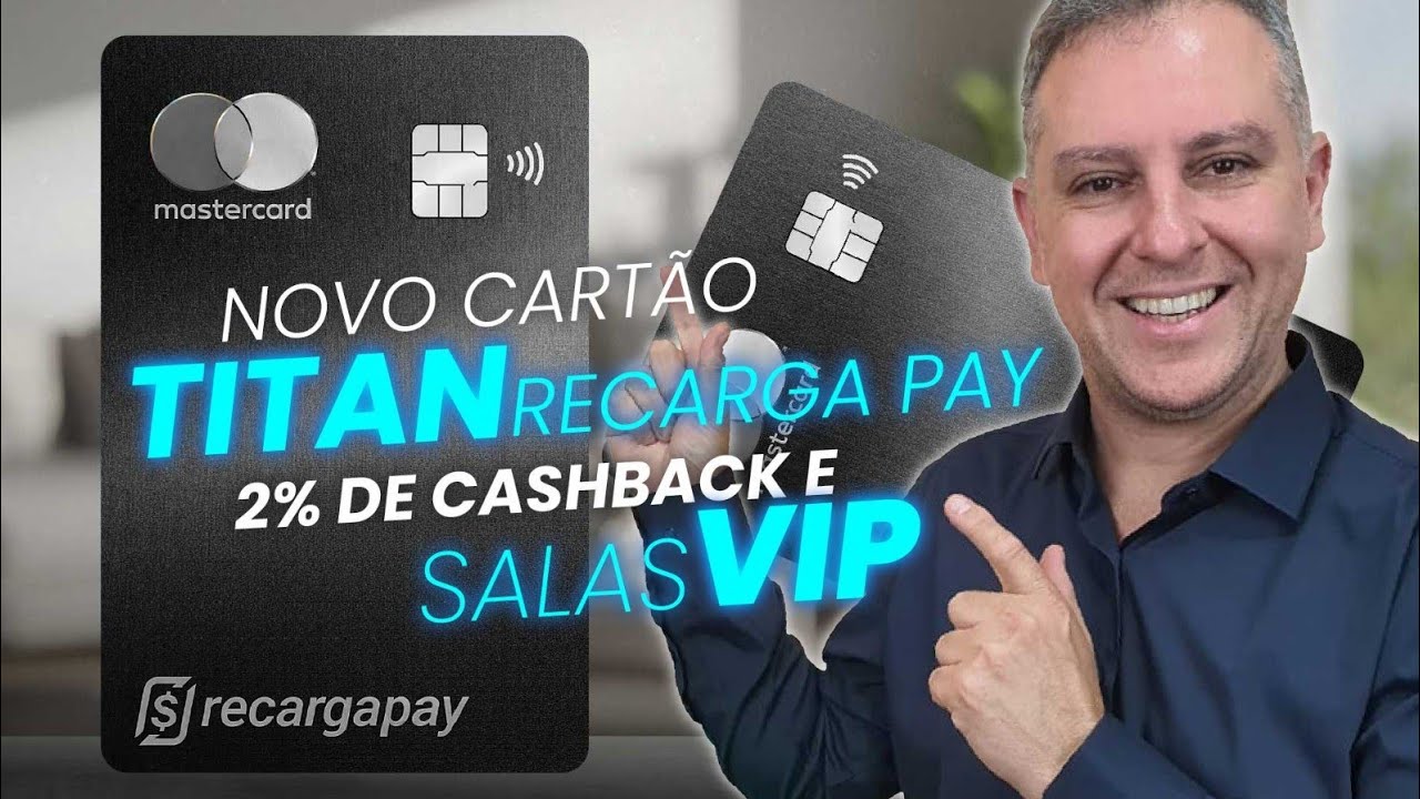 💳RECARGAPAY APROVANDO O CONVITE PARA TODOS ATRAV&Eacute;S DO SEU CART&Atilde;O MASTERCARD BLACK TITAN 2% DE CASH