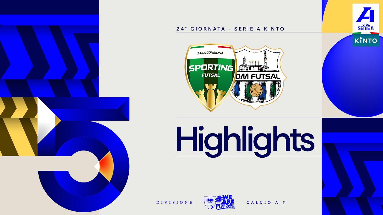 Sporting Sala Consilina-CDM Futsal 1-0 | Gol e highlights | 24&ordf; giornata | Serie A KINTO 2025/2026