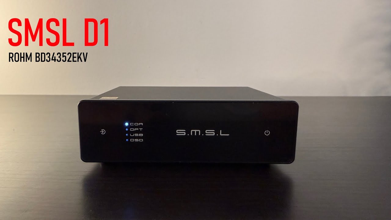 SMSL D1 DAC teszt... #smsl #rohm (w/Eng_Sub)