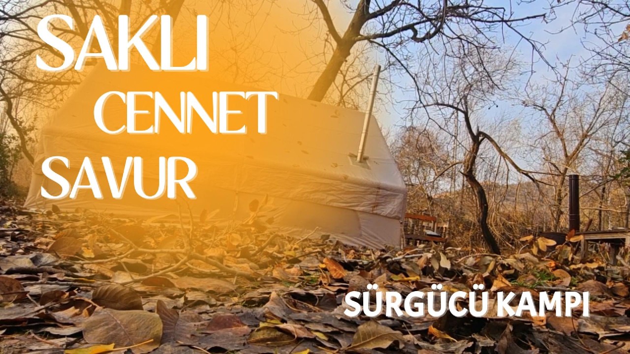 SAVUR - SÜRGÜCÜ EŞSİZ DOĞA, YAĞMURUN ALTINDA KAMP...