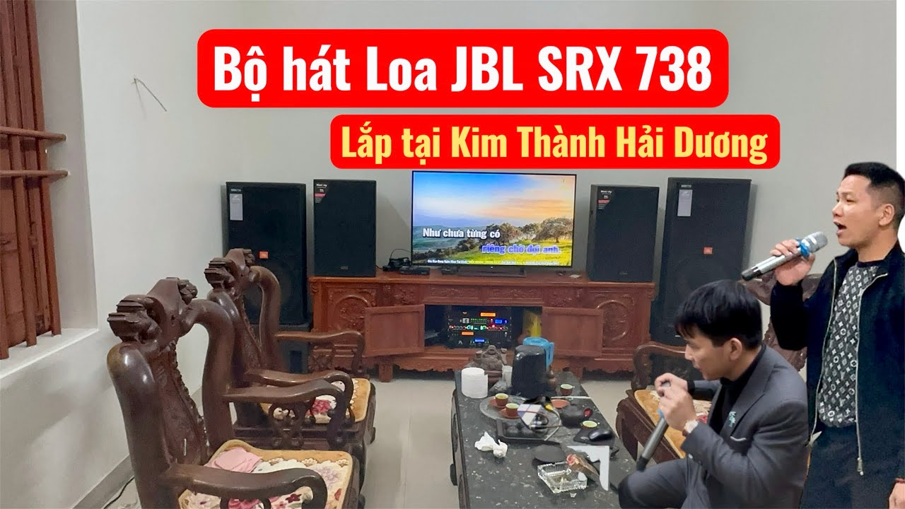 Bộ hát víp lắp cho Bác Tự Kim Thành Hải Dương. Loa JBL SRX 738. Súp 718S. Đt 0936.583.140