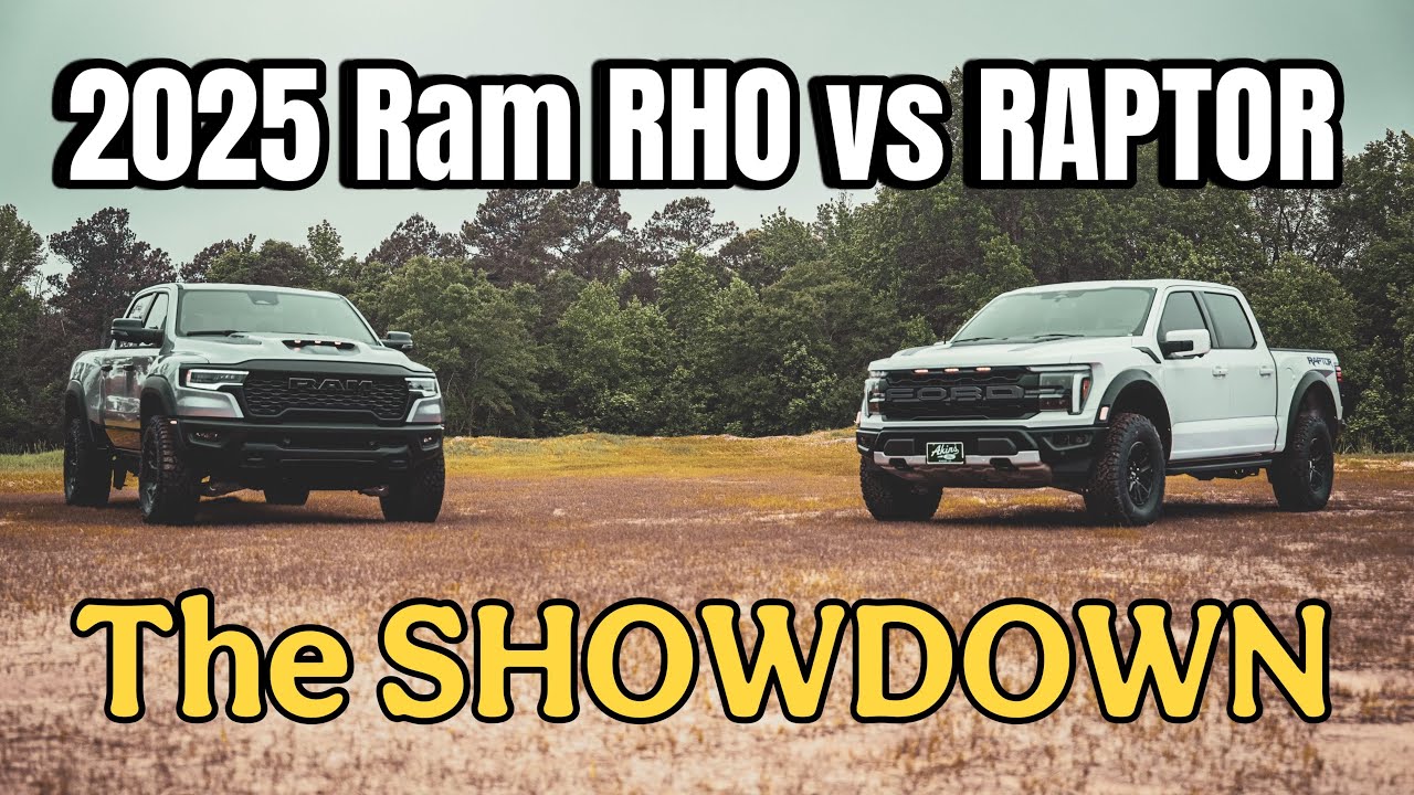 2025 Akins Ford Raptor vs Ram RHO Review Comparison