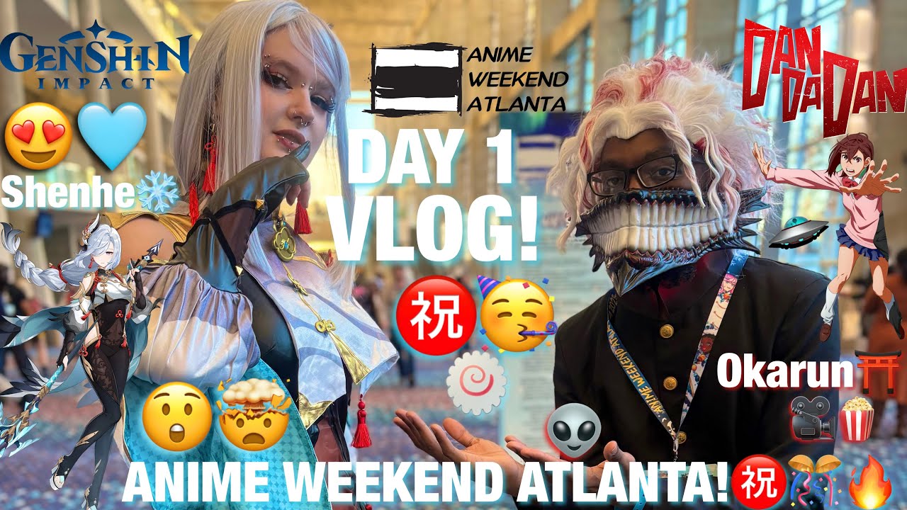 Anime Weekend Atlanta 2025 VLOG Day 1㊗️ Naruto SMASH or PASS, FLOW Concert, & MORE(Anime Convention)
