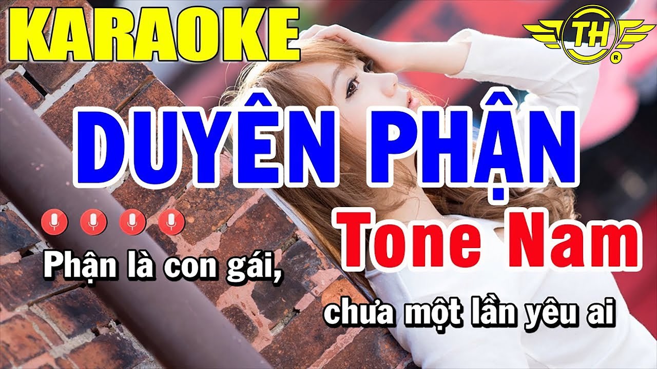 Karaoke Duy&ecirc;n Phận Tone Nam Nhạc Sống Cực Chuẩn 2020 | Trọng Hiếu