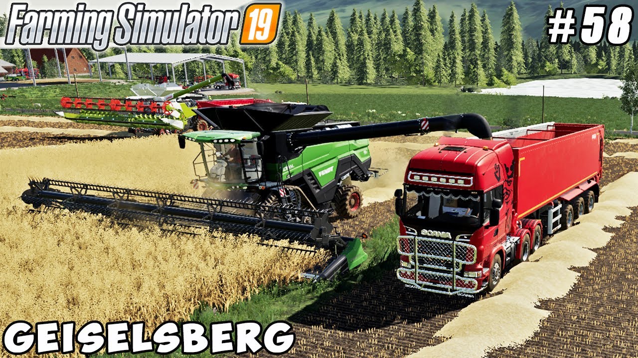 Building feed mixer, harvesting oats, processing straw | Geiselsberg Farm | FS 19 | Timelapse #58