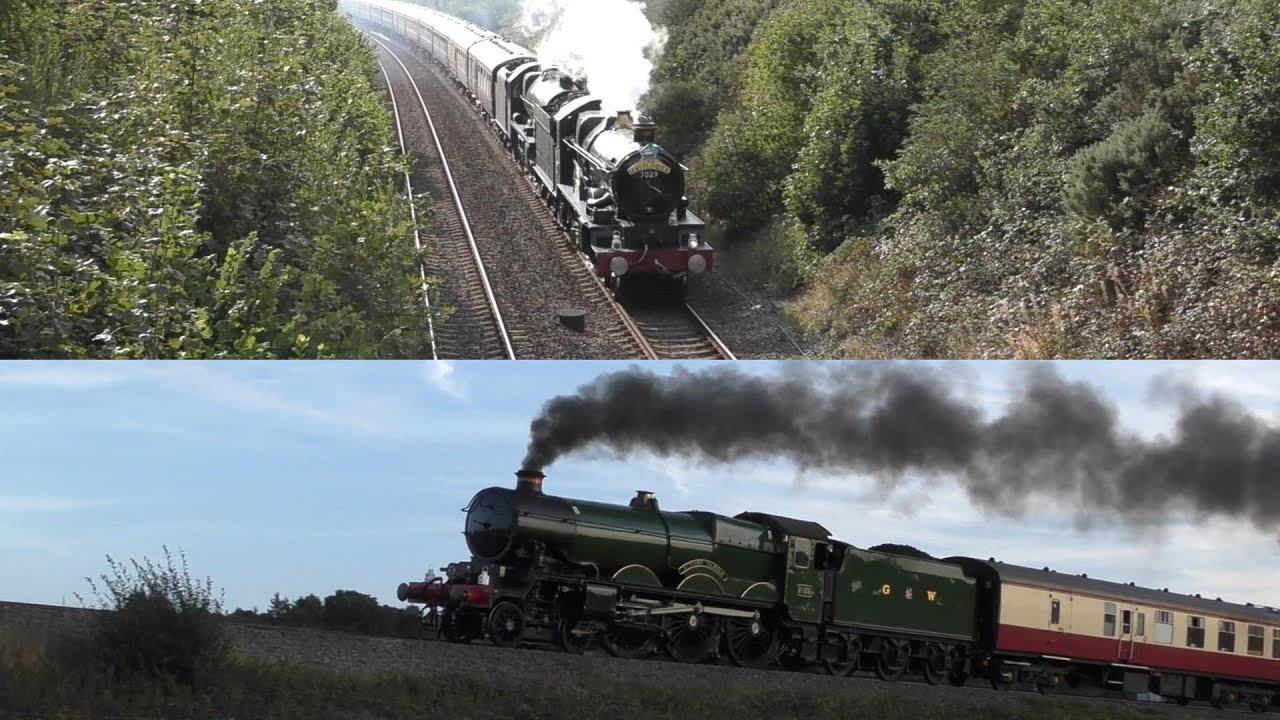 THREE IN A DAY - 7029 Clun Castle, 45596 Bahamas and 5029 Nunney Castle all in ONE DAY in Devon!