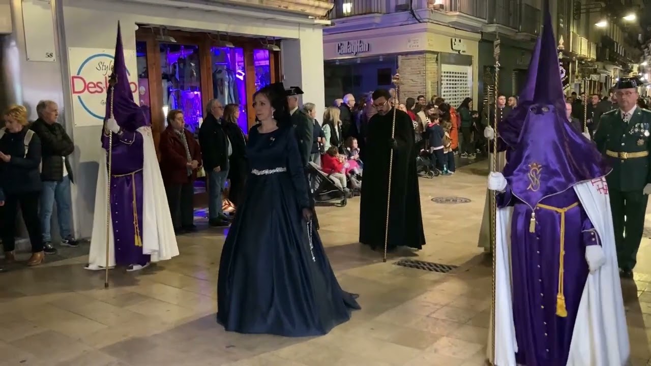 Miercoles Santo Hermandad Santo Sepulcro Paso Virgen de la Esperanza en la Resurrección Gandia 2024