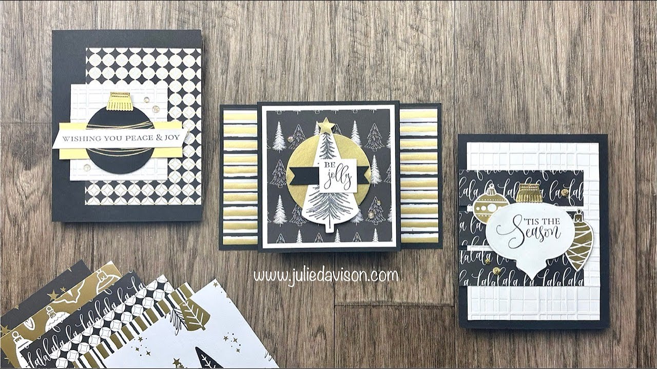 FREE Class! 3 Stampin' Up! Modern Christmas Cards + Bonus Ideas | October 2025 Bonus Project Kit