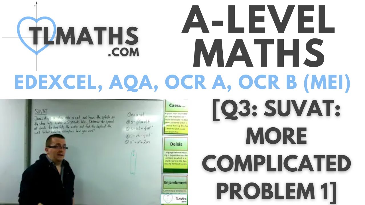 A-Level Maths: Q3-09 [SUVAT: More Complicated Problem 1]