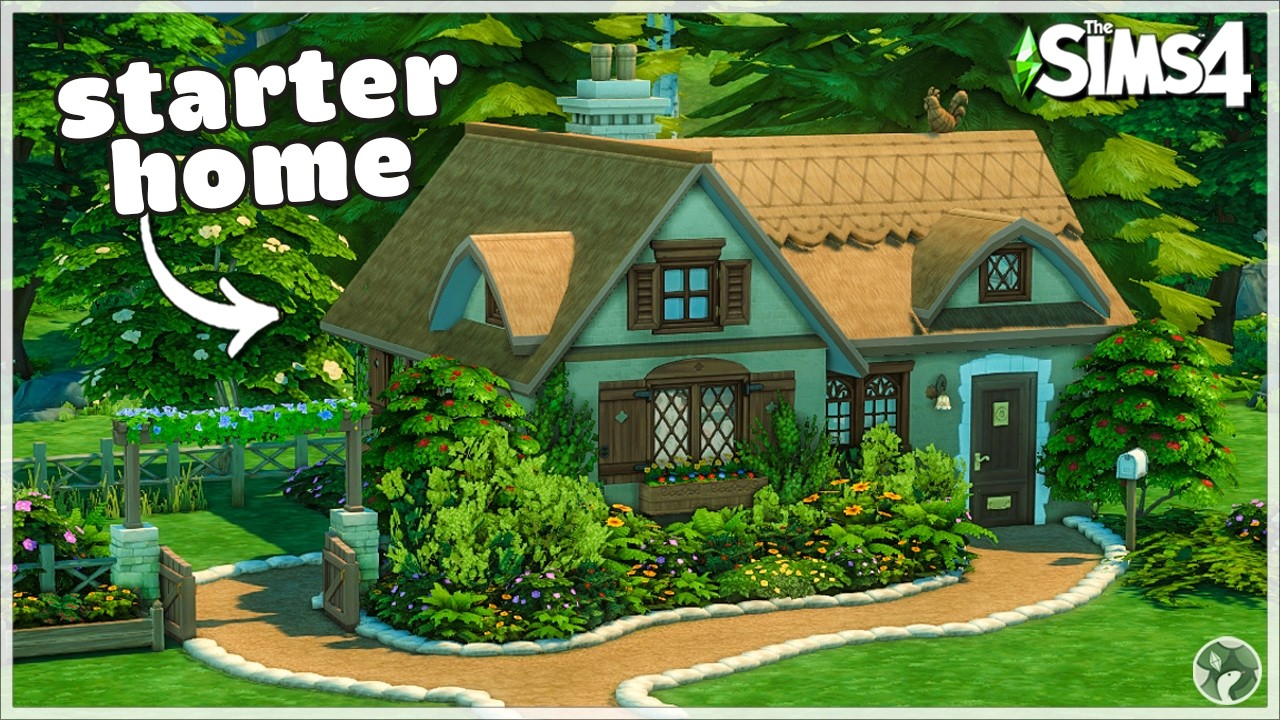 Henford on Bagley Starter Home 🌾 The Sims 4 Cottage Living: Speed Build