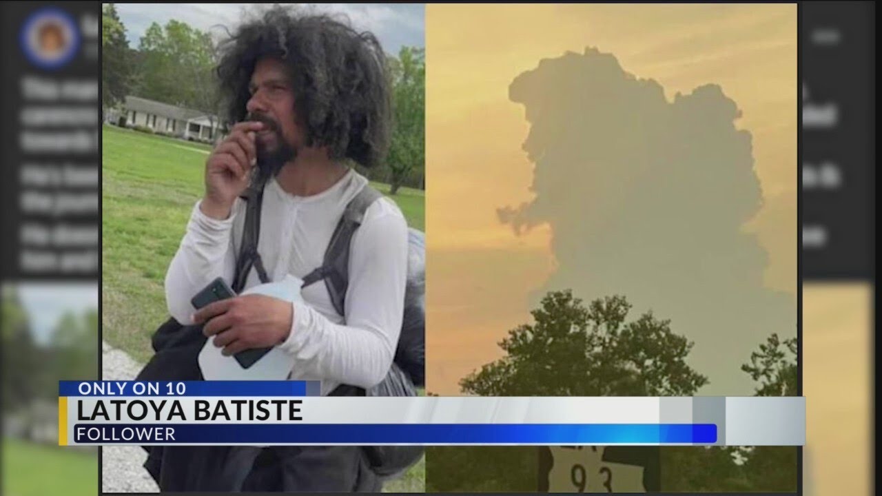 Man goes viral for 'Walk of Faith