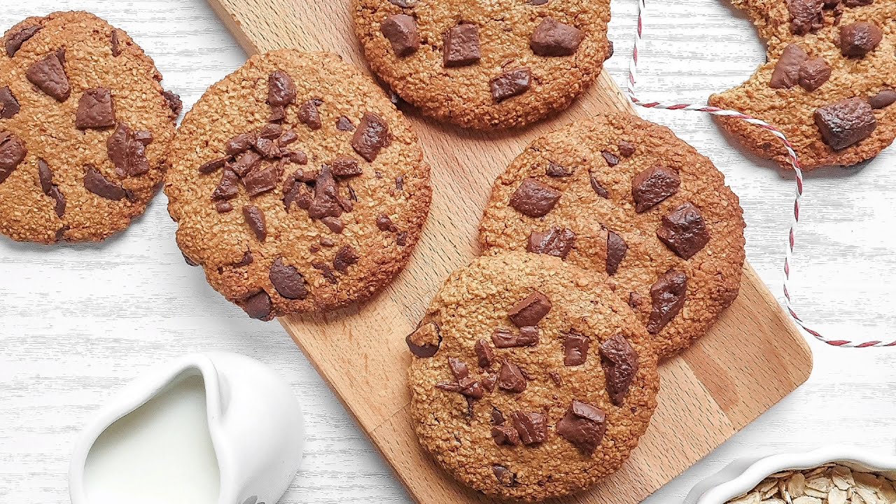 РЕЦЕПТ ПОЛЕЗНОГО ОВСЯННОГО ШОКОЛАДНОГО ПЕЧЕНЬЯ | РАФИНИРОВАННЫЙ БЕЗ САХАРА, БЕЗ МУКИ, ПОЛЕЗНЫЙ