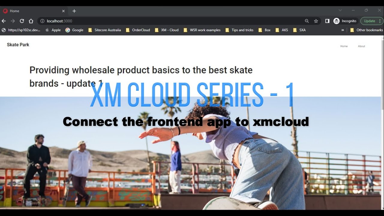 Серия Sitecore XM Cloud &mdash; Видео 1 &mdash; Подключите свое приложение Frontend к XM Cloud