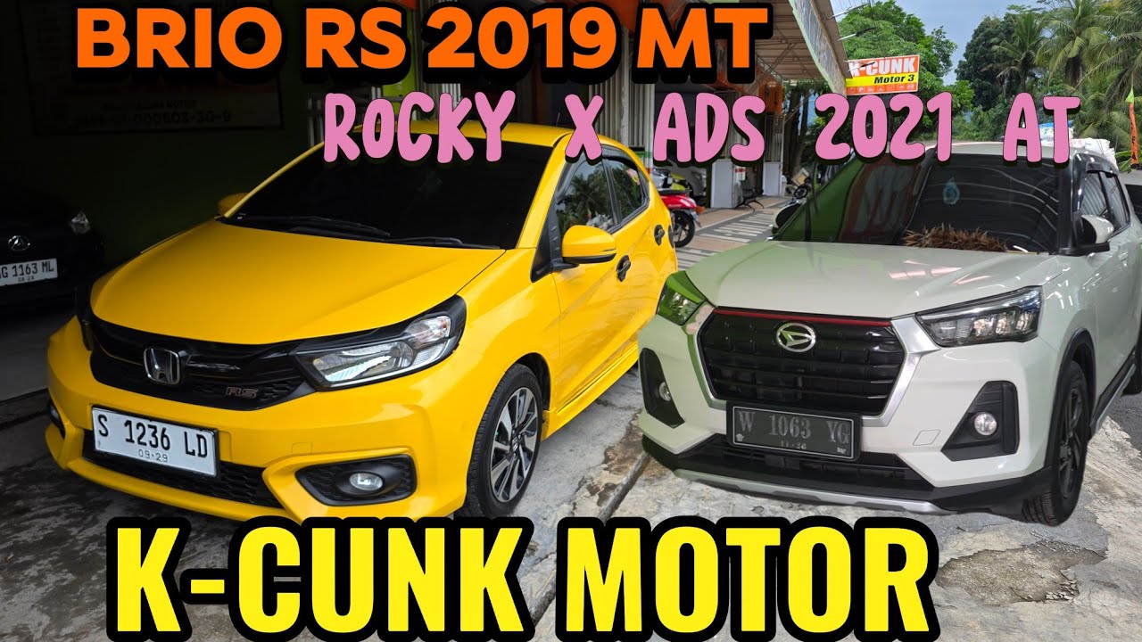 Brio RS 2019 MT, Rocky ADS X 2021 AT