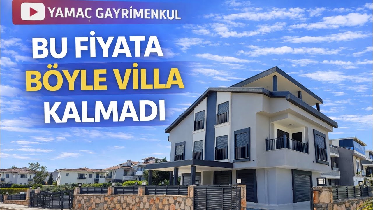 DİDİM EFELER’de KÖŞE BAŞI 4+1 AYRI MUTFAK HARİKA VİLLA
