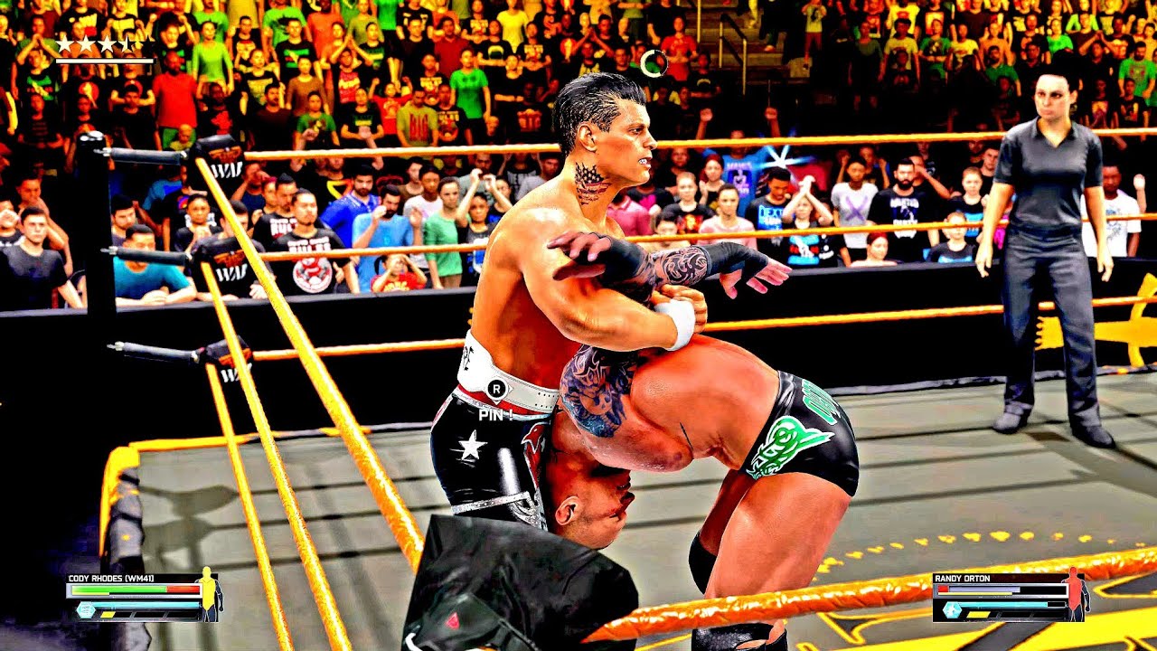 WWE 2K25 CODY RHODES VS RANDY ORTON WWE WORLD HEAVYWEIGHT CHAMPIONSHIP MATCH WEDNESDAY NIGHT WAR! 
