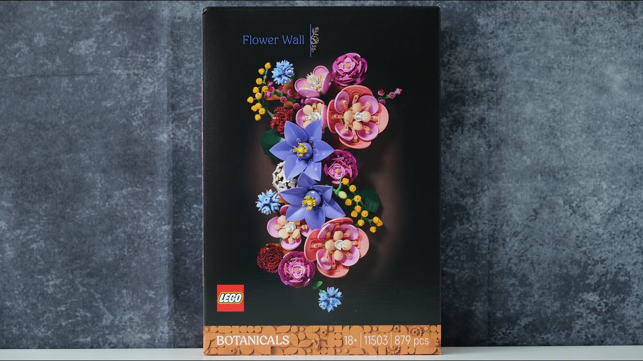 LEGO Botanicals 11503 Flower Wall - LEGO Speed Build Review