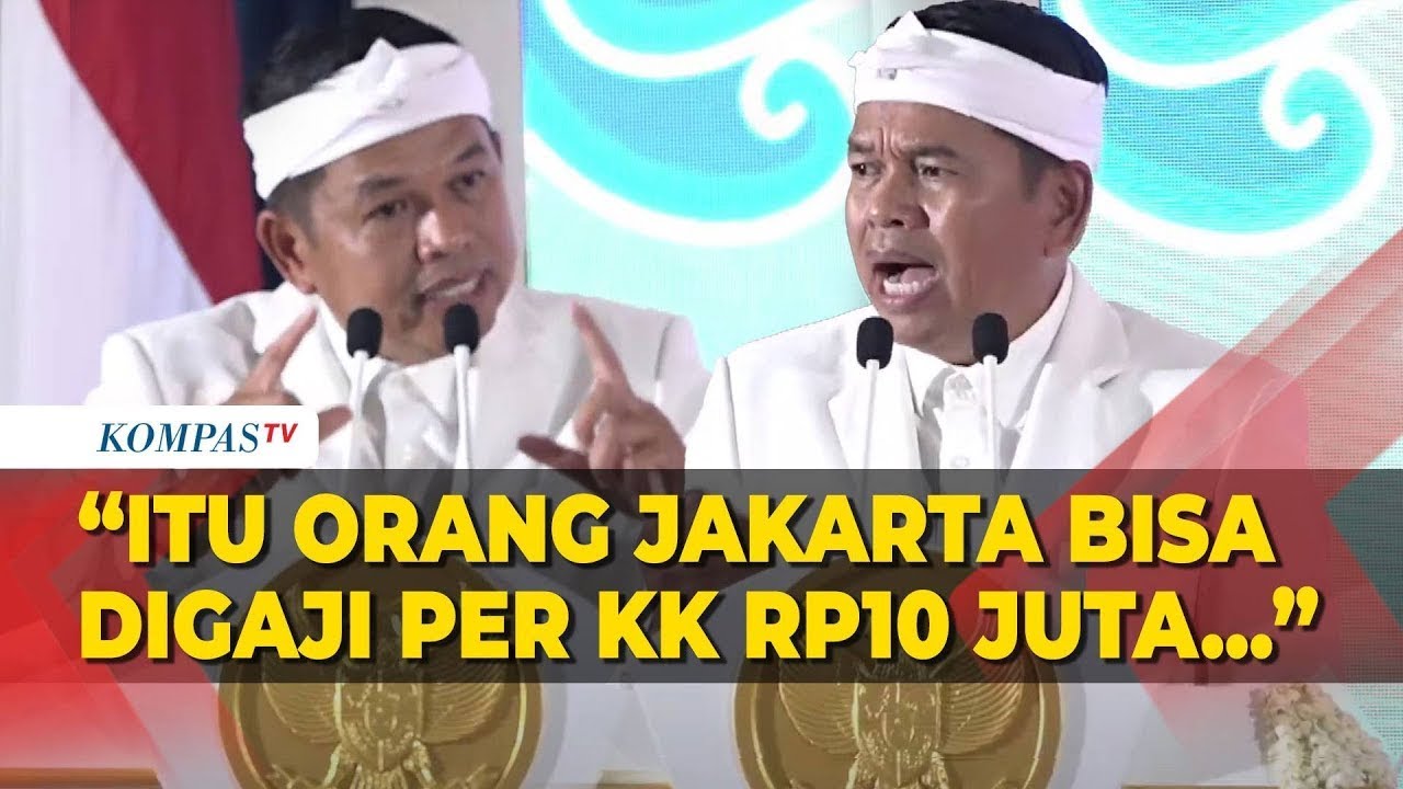 Dedi Mulyadi: APBD Jakarta Cukup untuk Gaji KK Rp10 Juta