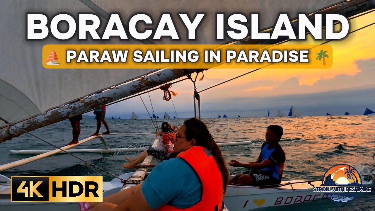 Top Things to Do in Boracay 🌴 | ⛵ Paraw Sailing at Sunset 🌅