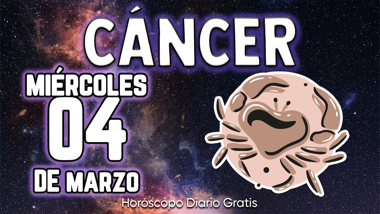 🔞UN HOMBRE FALLECIDO TE DEJA UNA HERENCIA ⚰️💵 cáncer ♋ Horóscopo diario 4 DE MARZO 2026 🔮 horóscopo
