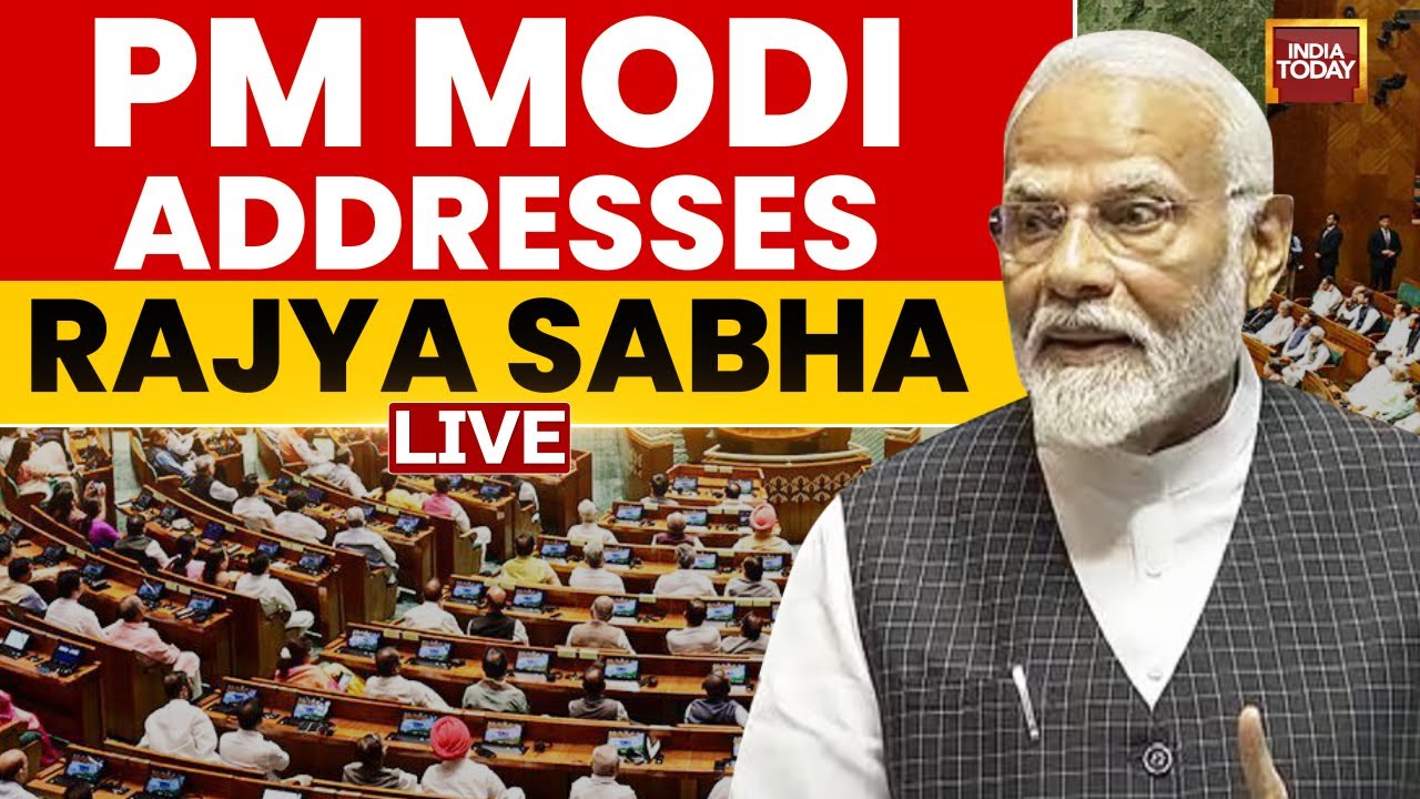 PM Modi Speech In Rajya Sabha LIVE: Parliament Budget Session | PM Modi Speech Live | India Today