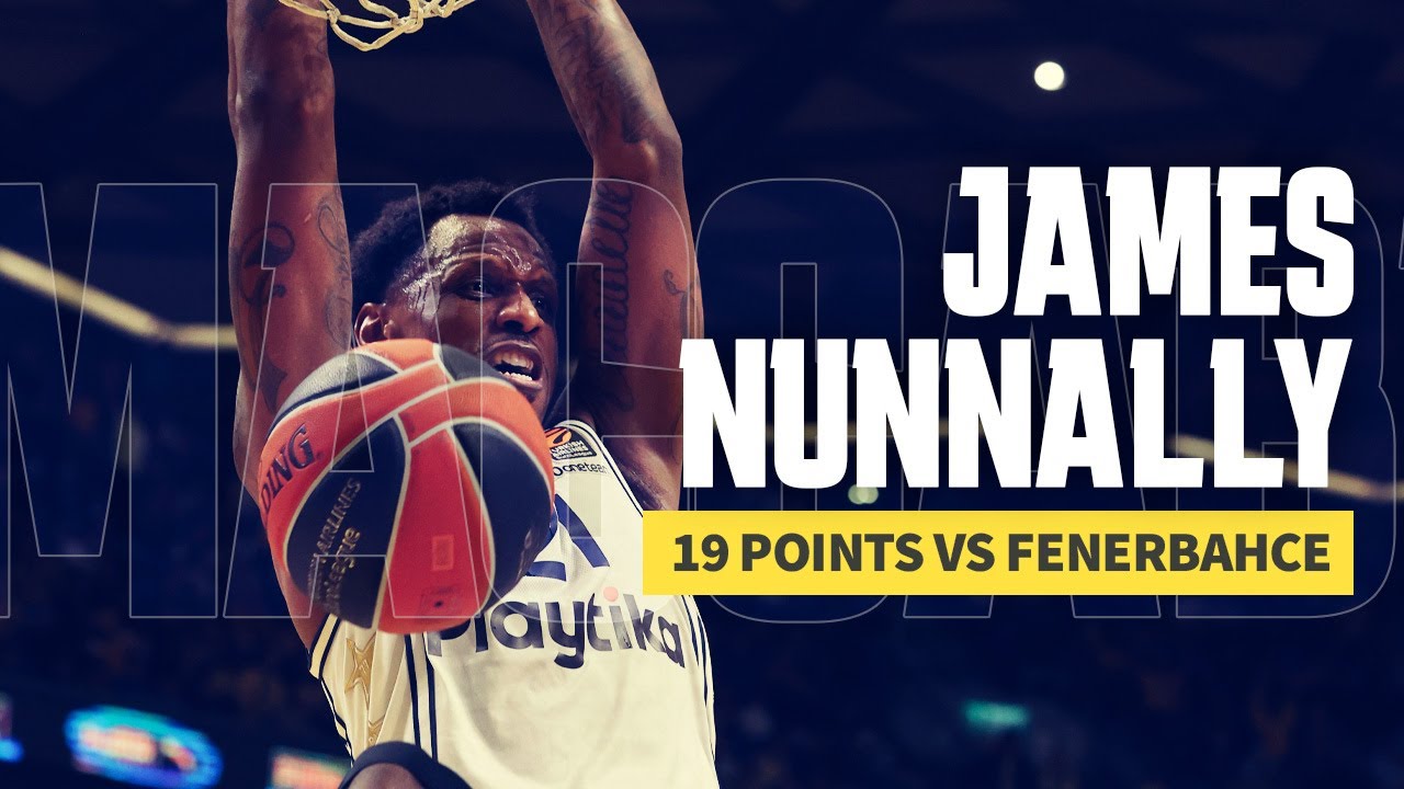 James Nunnally (19 points) highlights vs Fenerbahce | המהלכים של ג'יימס נאנלי מול פנרבחצ'ה