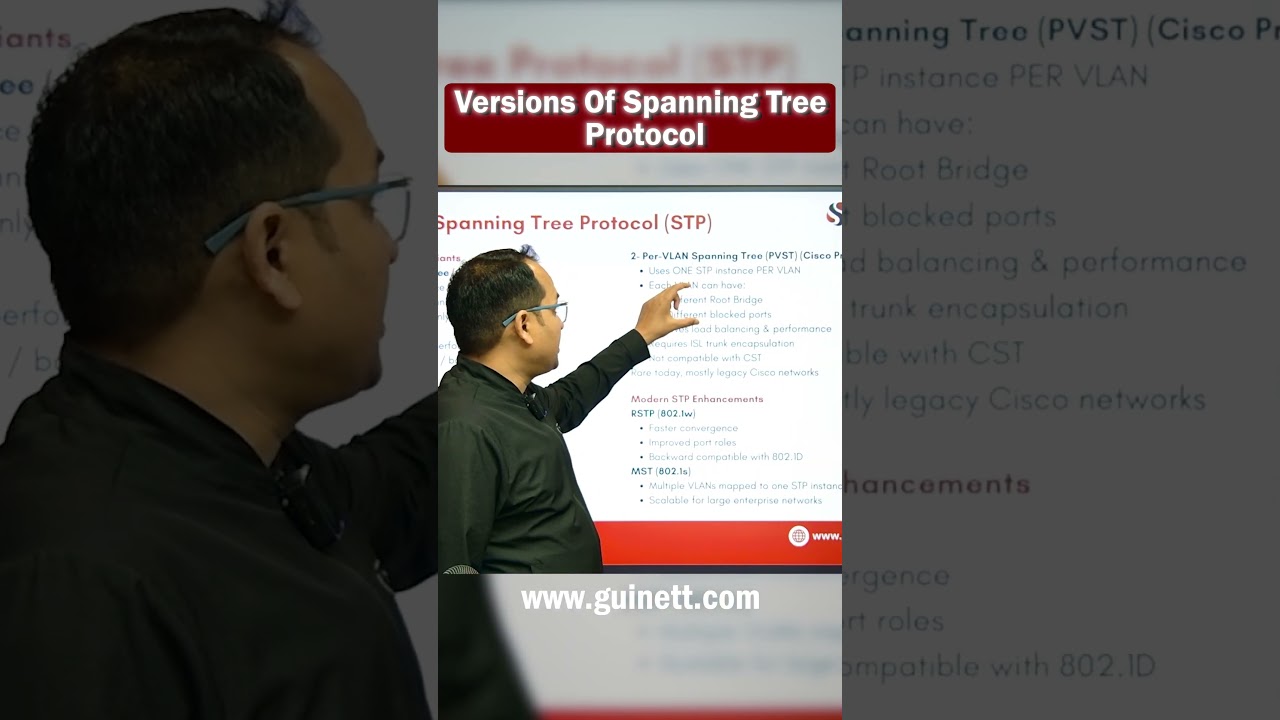 Versions of STP Explained | STP vs RSTP vs MSTP