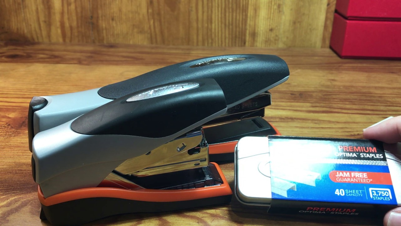 Swingline Optima 40 & 40 Compact Staplers Review and Comparison (Coin Related)
